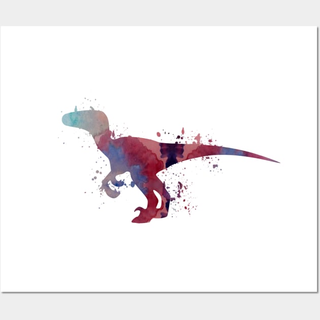 Velociraptor Wall Art by TheJollyMarten